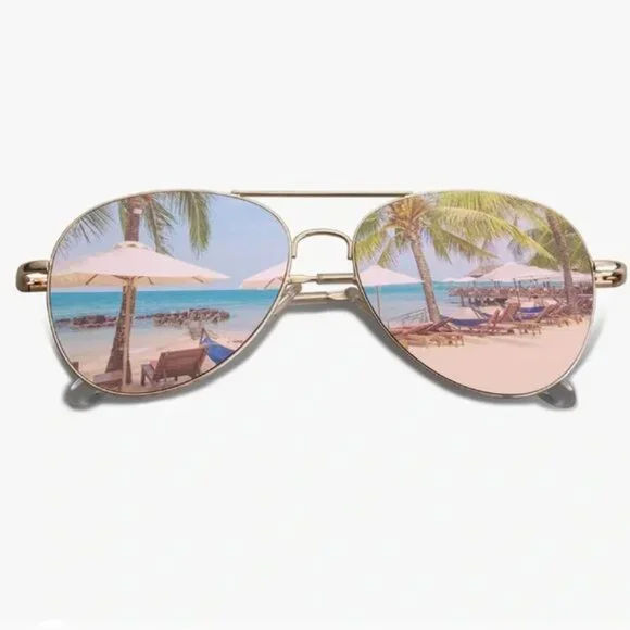NWT Classic Aviator Sunglasses for Women Men Metal Spring Hinges Amazon.com: SOJOS Classic Aviator Sunglasses for Women Men  main image 4